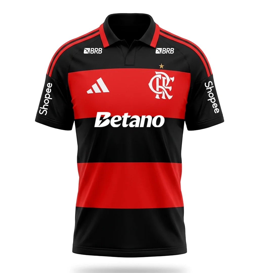 Flamengo 26/27 Home #PAQUETA - All Sponsors - Fan Version