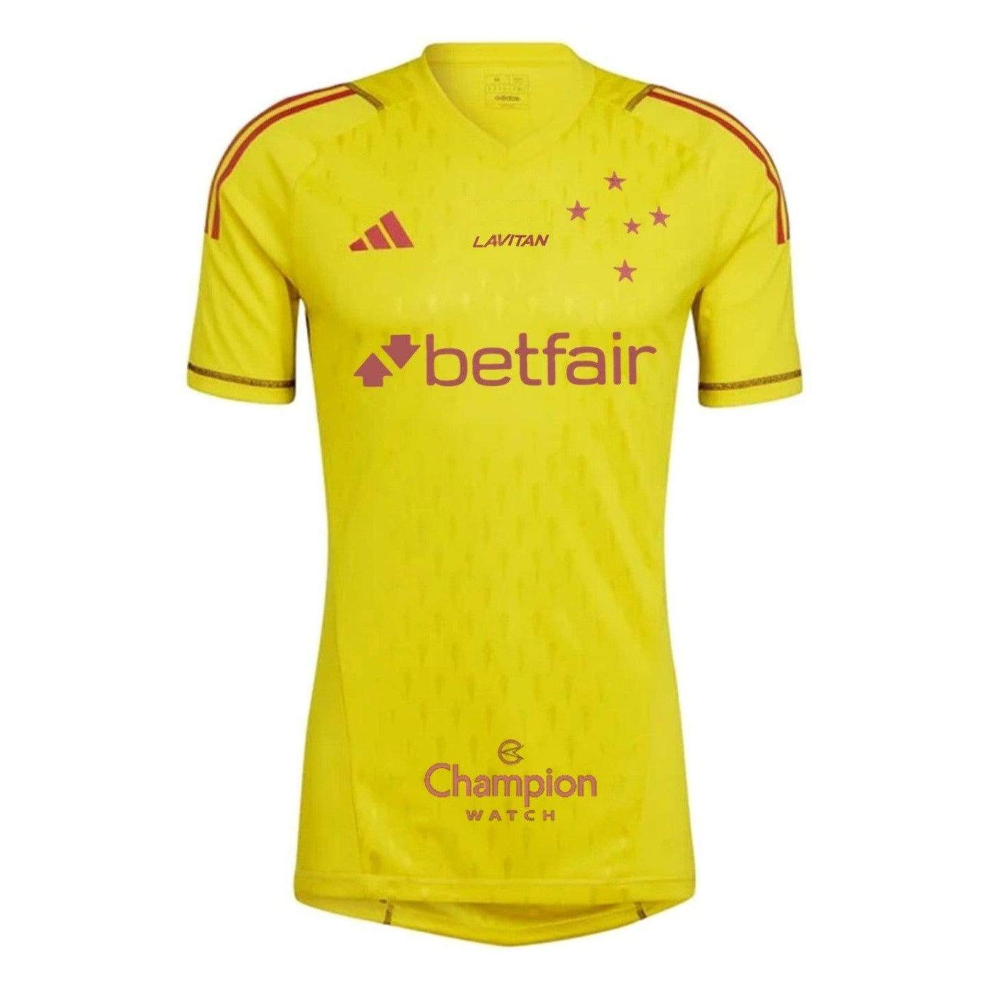Cruzeiro 24/25 Goalkeeper - Yellow - All Sponsors - Fan Version