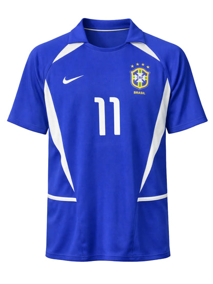 Brazil 2002 II Away  Retro- Ronaldinho