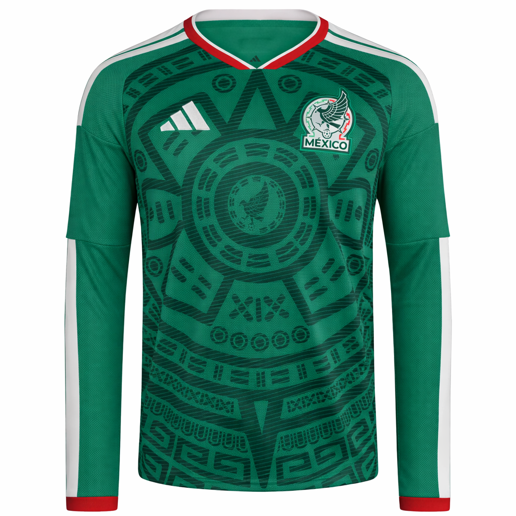 Mexico 26/27 Home  - Long Sleeve