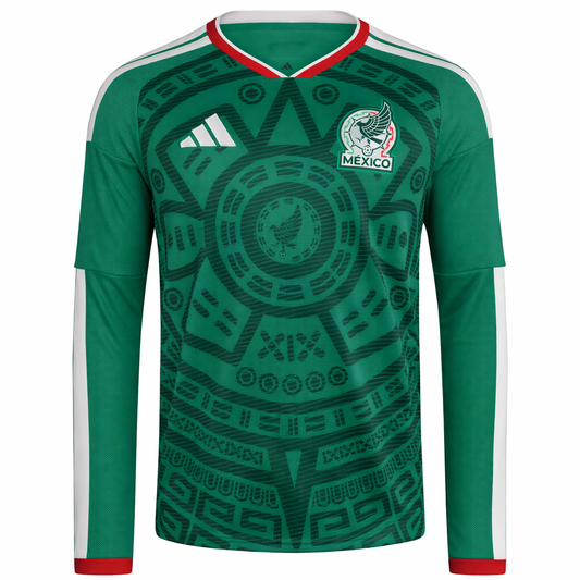 Mexico 26/27 Home  - Long Sleeve