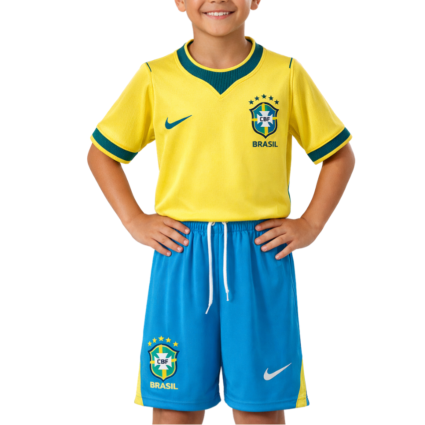 Set Kids Brazil World Cup 2026 -  Kit Kids