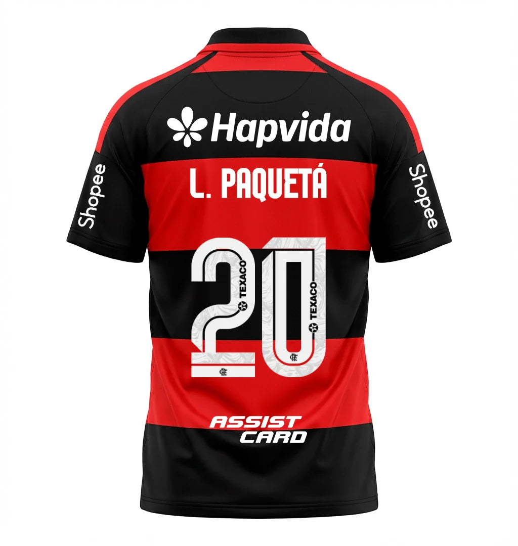 Flamengo 26/27 Home  #PAQUETA - All Sponsors - Fan Version