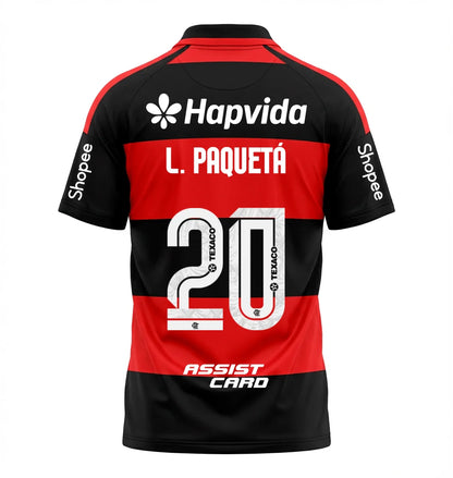 Flamengo 26/27 Home  #PAQUETA - All Sponsors - Fan Version