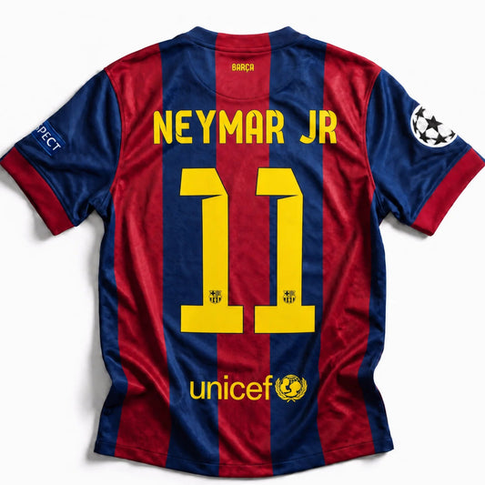 Barcelona 14/15 I Home  - Neymar Jr #11 Retro Version All Patches