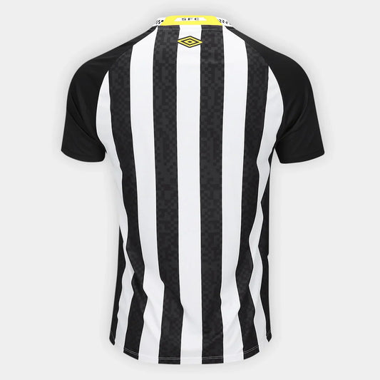 Santos 25/26 II Away  - All Sponsors Black - Fan Version