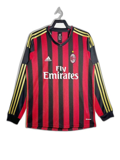 AC Milan 13/14 I Home  - Long Sleeve Retro Version