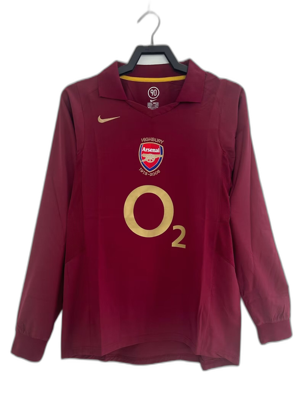 Arsenal 05/06 I Home  - Long Sleeve Retro Version
