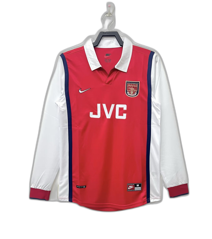 Arsenal 1998 I Home  - Long Sleeve Retro Version