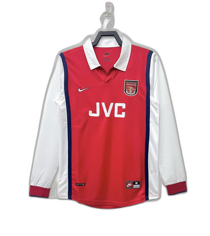 Arsenal 1998 I Home  - Long Sleeve Retro Version