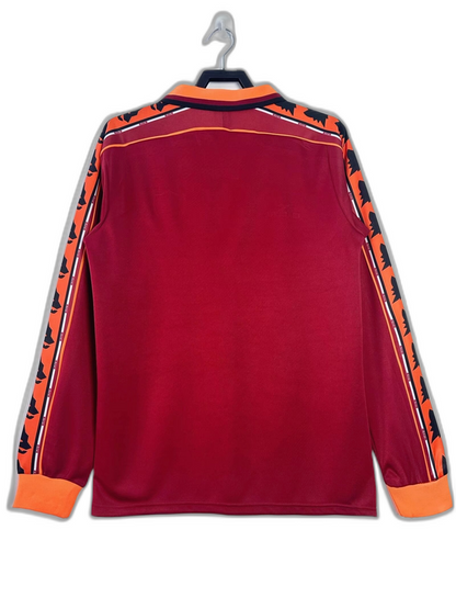 AS Roma 98/99 I Home  - Long Sleeve Retro Version