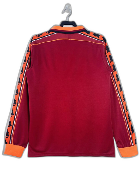 AS Roma 98/99 I Home  - Long Sleeve Retro Version
