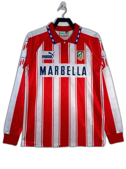 Atletico Madrid 94/95 I Home  - Long Sleeve Retro Version