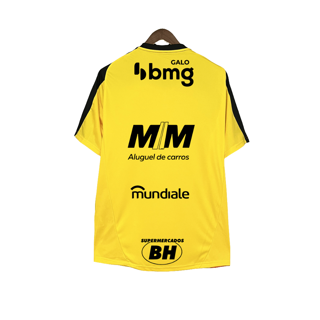 Atletico Mineiro 25/26 Yellow Training  - All Sponsors - Fan Version