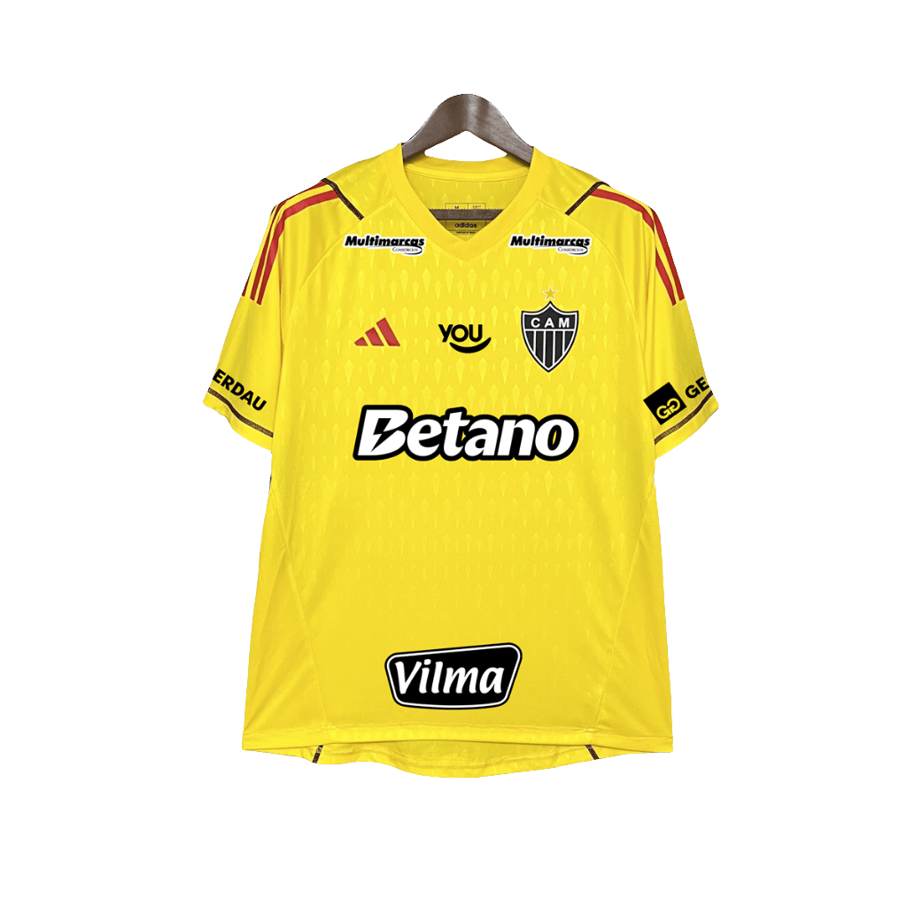 Atletico Mineiro 24/25 Goalkeeper  - Yellow - All Sponsors - Fan Version