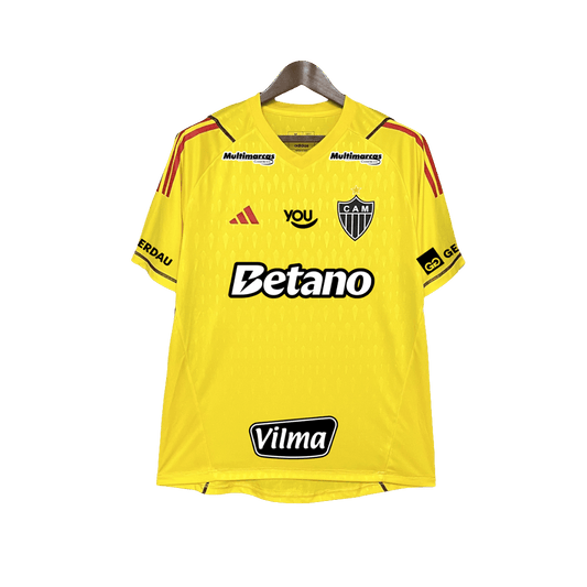 Atletico Mineiro 24/25 Goalkeeper  - Yellow - All Sponsors - Fan Version