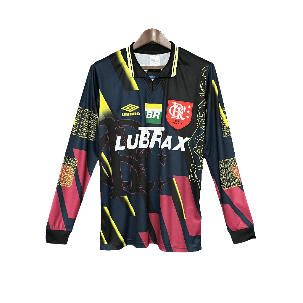 Goleiro Flamengo 1997 - Versão Retrô Manga Longa
