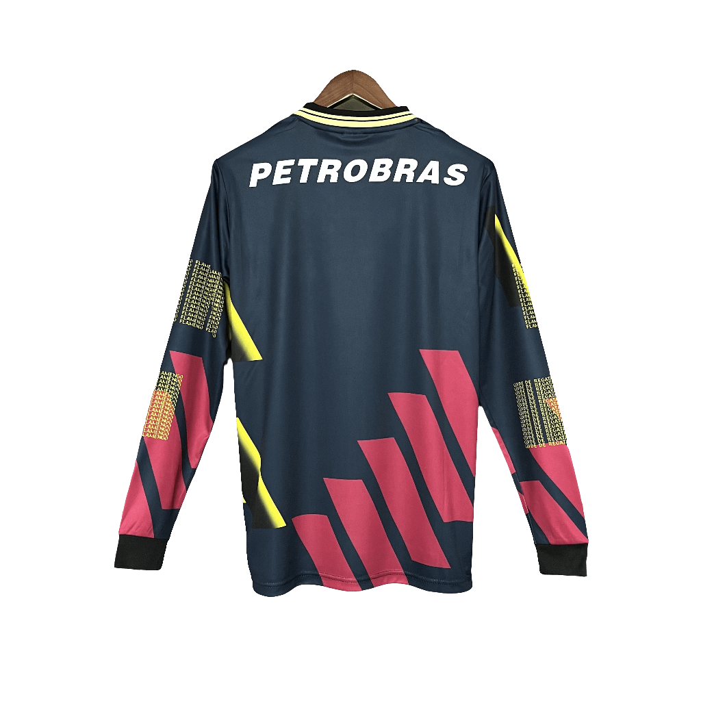 Goleiro Flamengo 1997 - Versão Retrô Manga Longa