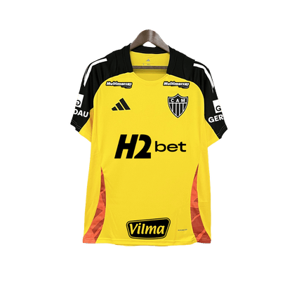 Atletico Mineiro 25/26 Yellow Training  - All Sponsors - Fan Version