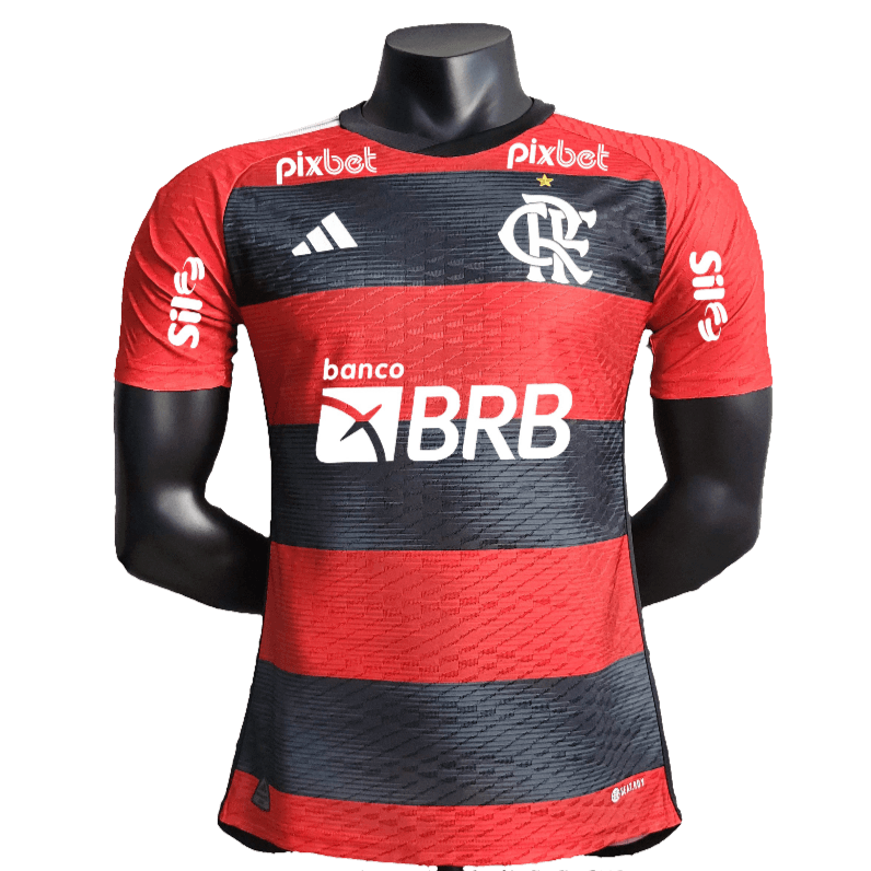 Flamengo 23/24 I Casa - Todos os Patrocinadores - Versão Jogador