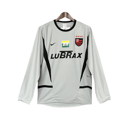 Flamengo 02/03 Goalkeeper Grey  - Long Sleeve Retro Version