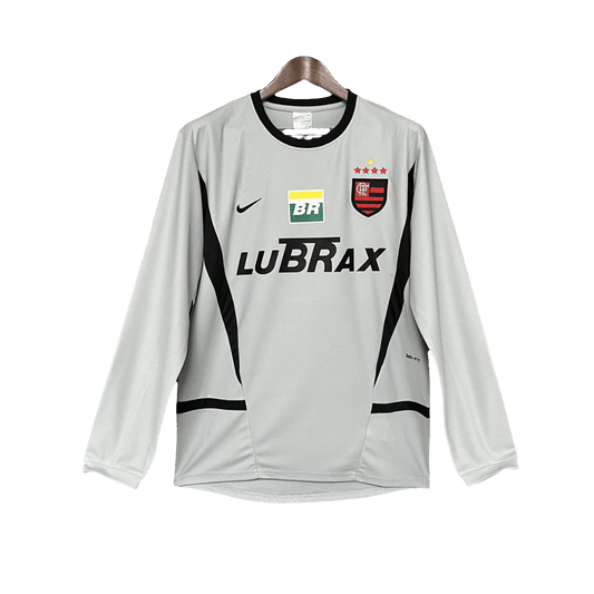Flamengo 02/03 Goalkeeper Grey  - Long Sleeve Retro Version