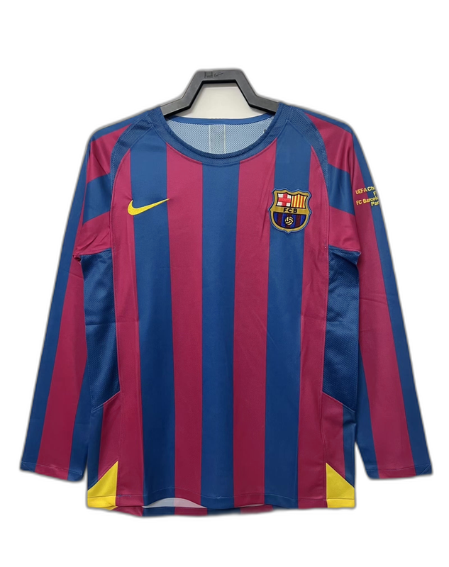 Barcelona 05/06 I Home  - Long Sleeve Retro Version