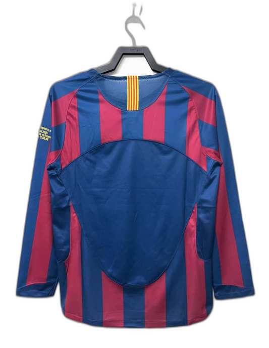 Barcelona 05/06 I Home  - Long Sleeve Retro Version