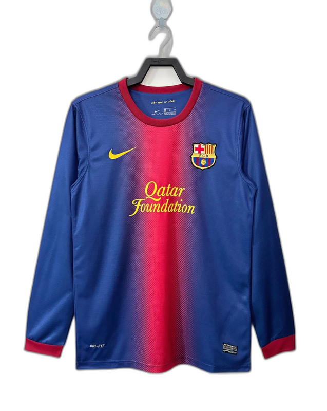 Barcelona 12/13 I Home  - Long Sleeve Retro Version