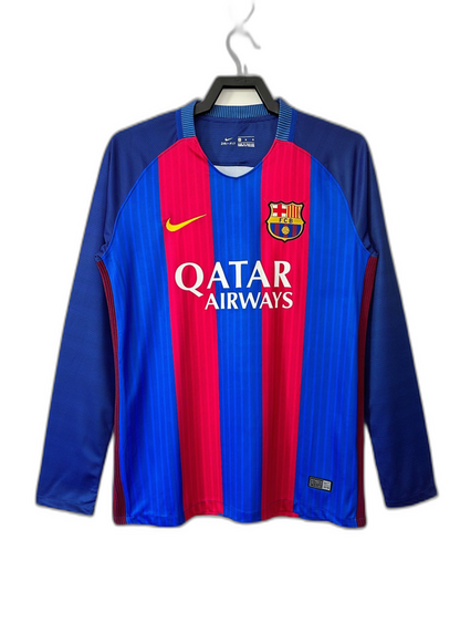 Barcelona 16/17 I Home  - Long Sleeve Retro Version