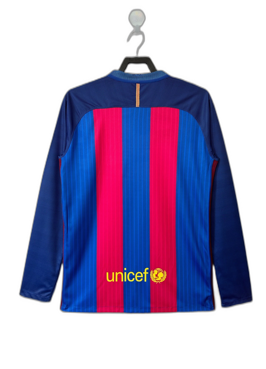 Barcelona 16/17 I Home  - Long Sleeve Retro Version