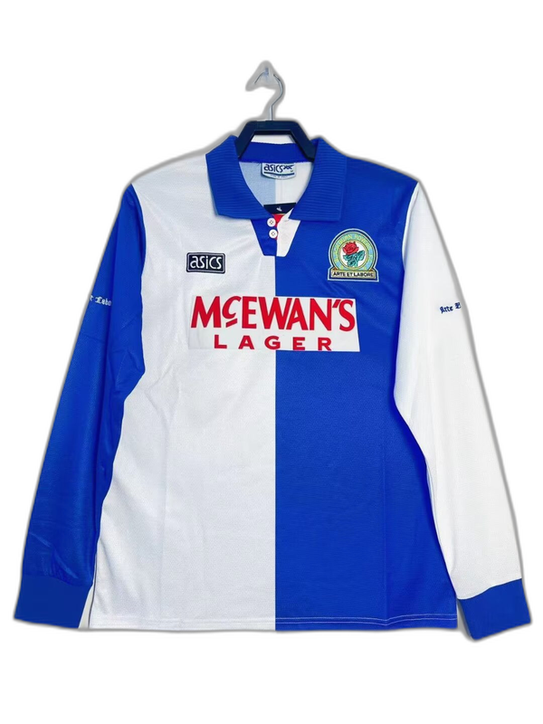 Blackburn Rovers 94/95 I Casa - Versão Retrô Manga Longa
