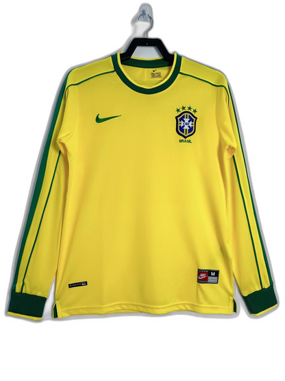 Brazil 1998 I Home  - Long Sleeve Retro Version