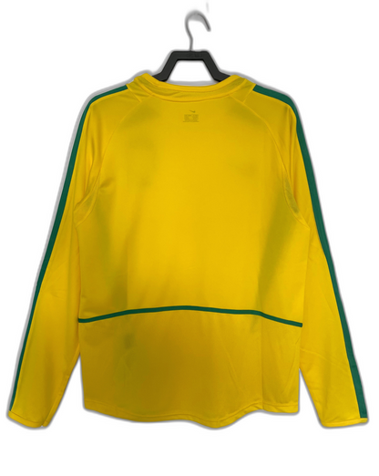 Brazil 2002 I Home  - Long Sleeve Retro Version