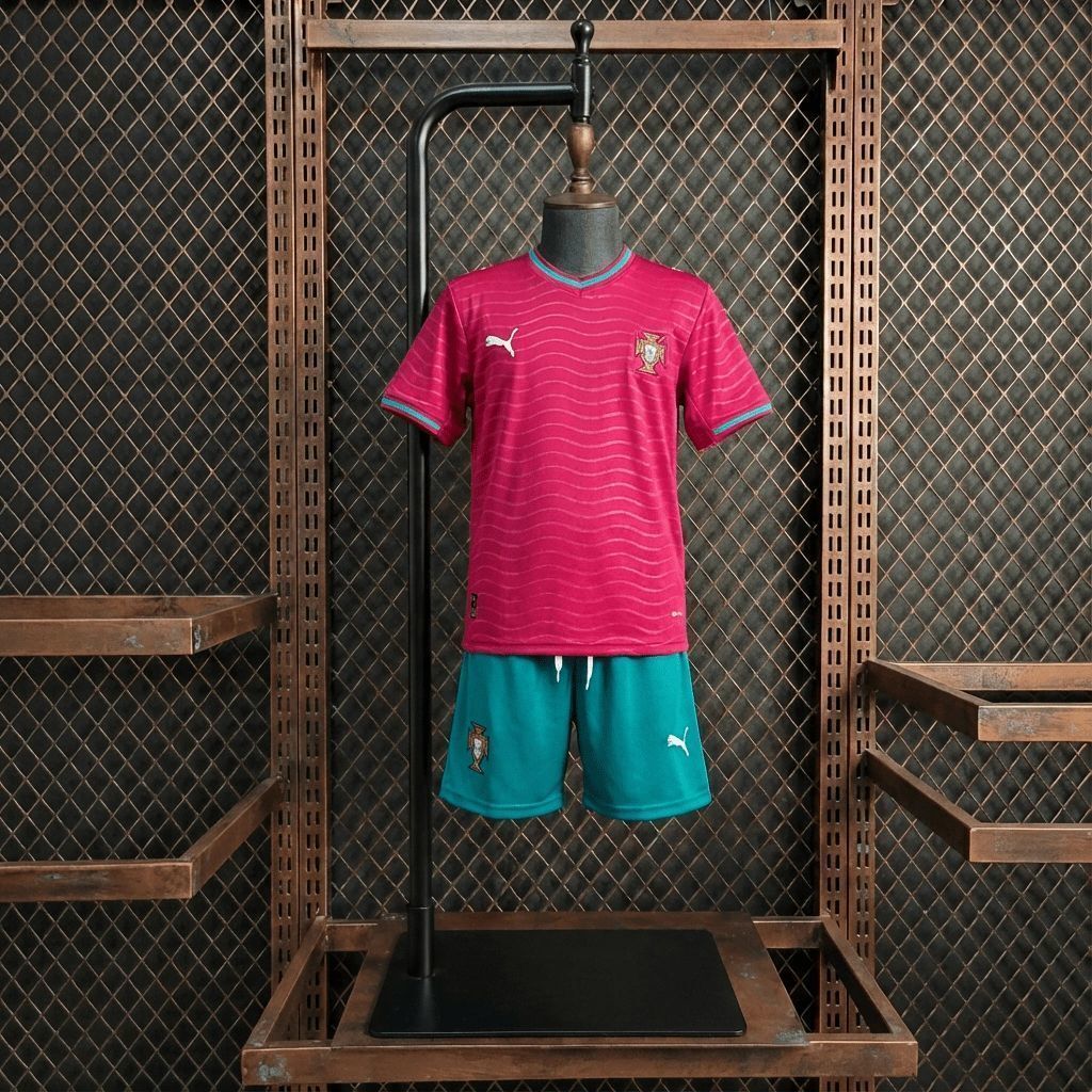 Portugal 2026 Ronaldo #7 Home World Cup 2026 - Kids Kit