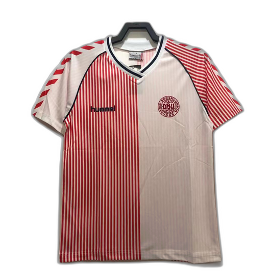 Denmark 1986 II Away  - Retro Version