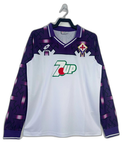 Fiorentina 92/93 II Away  - Long Sleeve Retro Version