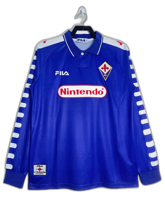 Fiorentina 98/99 I Home  - Long Sleeve Retro Version
