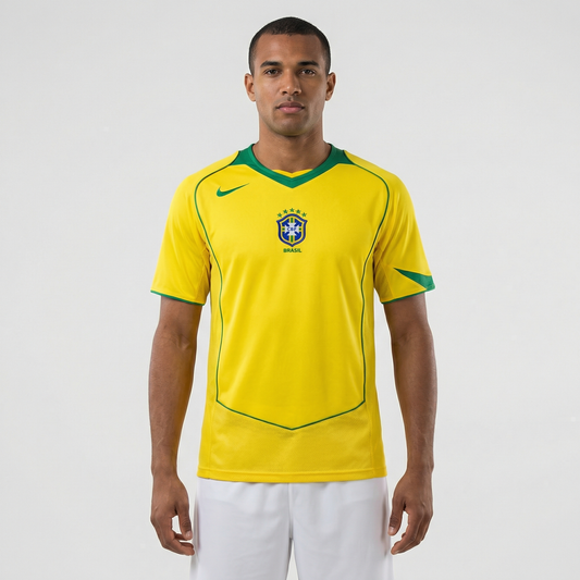 Camisa Retro Brasil 2004 I Away