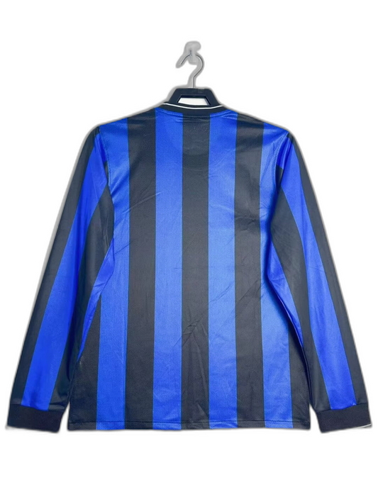 Inter Milan 2010 I Home  - Long Sleeve Retro Version