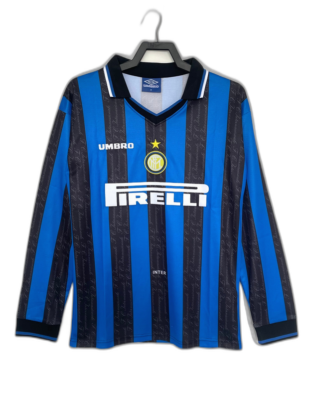 Inter Milan 97/98 I Home  - Long Sleeve Retro Version