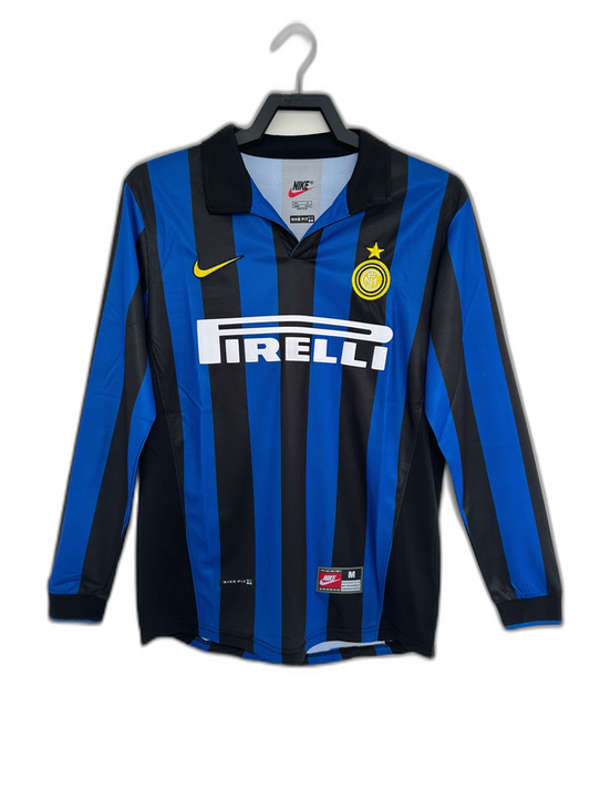 Inter Milan 98/99 I Home  - Long Sleeve Retro Version
