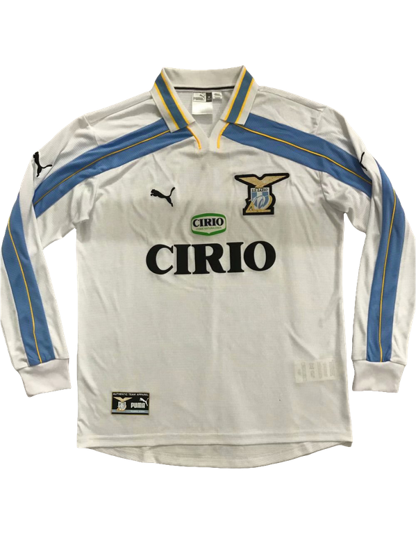 Lazio 00/01 II Fora Manga Longa - Versão Retrô