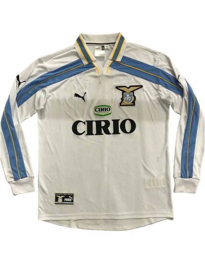 Lazio 00/01 II Fora Manga Longa - Versão Retrô