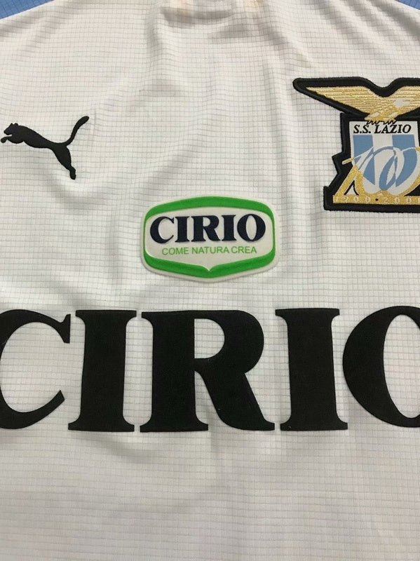 Lazio 00/01 II Fora Manga Longa - Versão Retrô