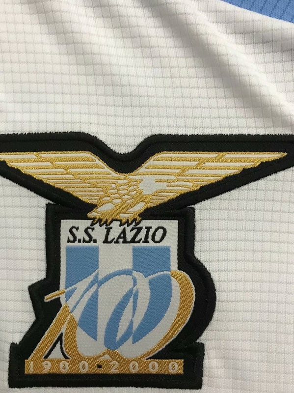 Lazio 00/01 II Fora Manga Longa - Versão Retrô