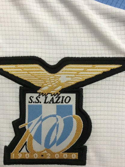 Lazio 00/01 II Fora Manga Longa - Versão Retrô