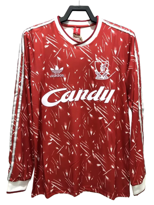 Liverpool 89/91 I Home  - Long Sleeve Retro Version
