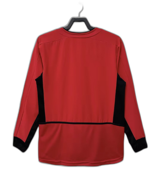 Manchester United 02/04 I Home  - Long Sleeve Retro Version