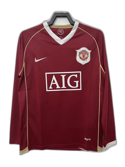 Manchester United 06/07 I Home  - Long Sleeve Retro Version